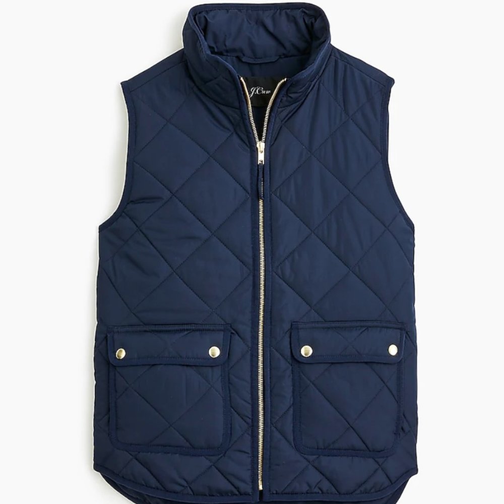 Navy J.Crew Vest